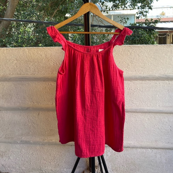 None Tops - 100 % Cotton Crinkle Double Gauze Tops. Size- L